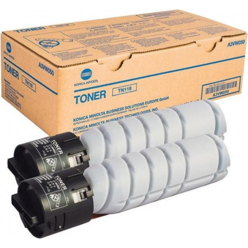 Konica Minolta Toner kit Minolta TN-118 (A3VW050) BK 2x12K OEM 2pack