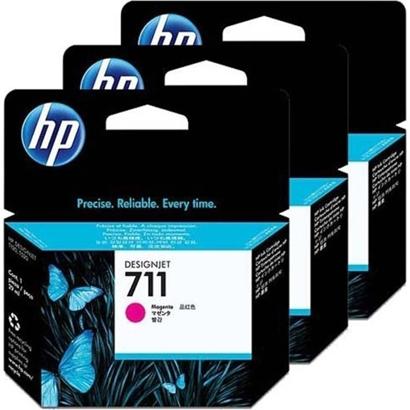 Hewlett-Packard Ink Cartridge HP No.711 (CZ135A) MG 29ml 3pack OEM