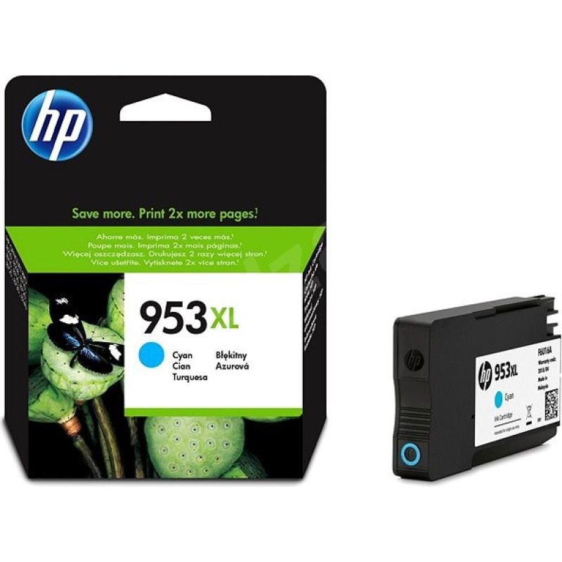 Hewlett-Packard Ink Cartridge HP No.953XL (F6U16AE) CY 1600p. OEM
