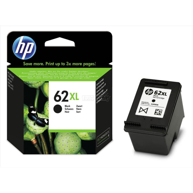 Hewlett-Packard Ink cartirdge No.62XL (C2P05AE) BK 600p. OEM