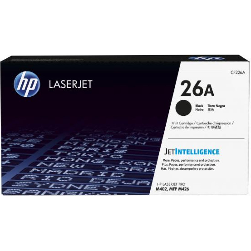 Hewlett-Packard Cartridge HP CF226A BK (26A) 3100p. OEM