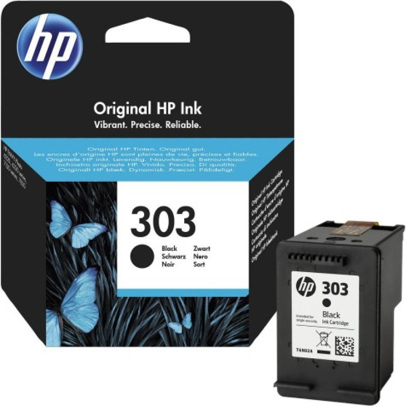 Hewlett-Packard Ink Cartridge HP No.303 (T6N02AE) BK 200p. OEM
