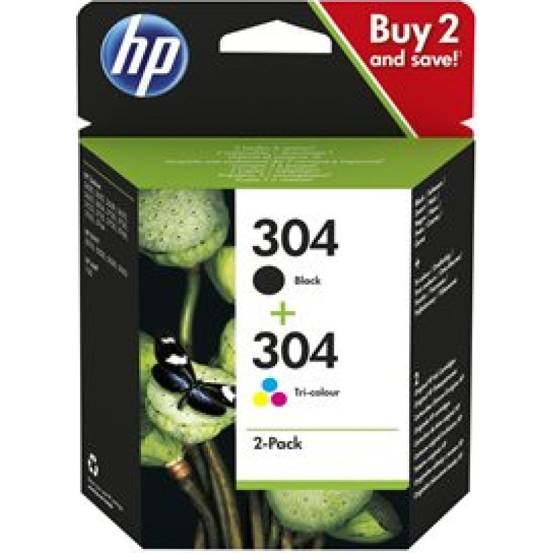 Hewlett-Packard Ink Cartridge HP No.304A 3JB05AE 120/100p. BK+CMY OEM