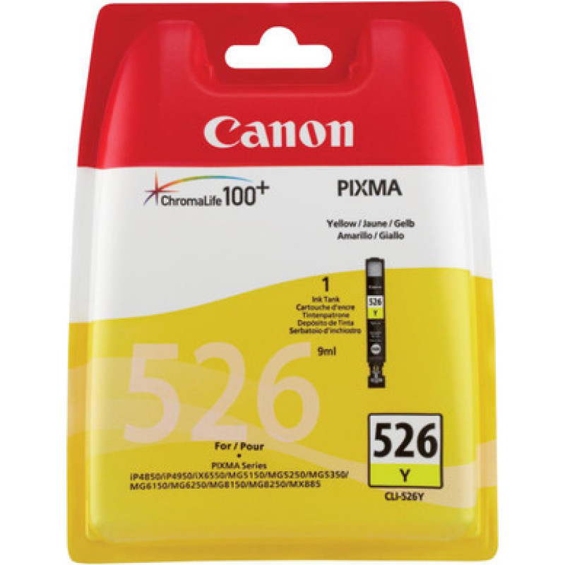 Canon Ink Cartridge Canon CLI-526Y YL 450p. OEM