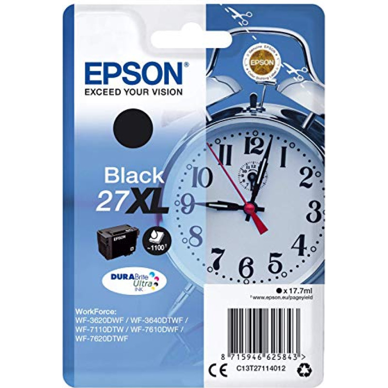 Epson Ink Cartridge Epson T27XL (C13T27114012) BK 1.1K OEM