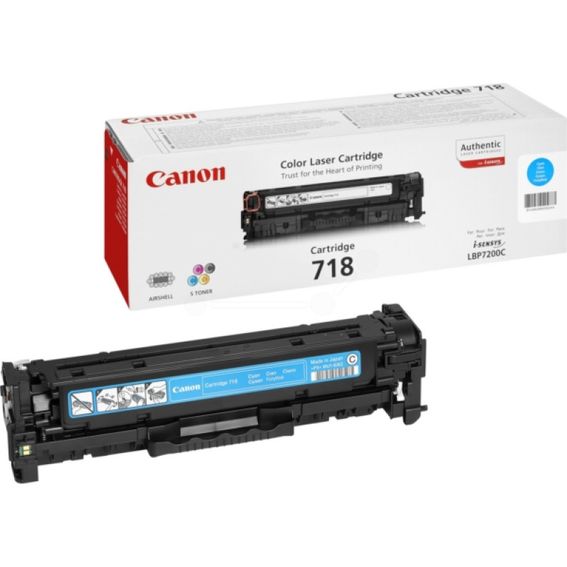 Canon Cartridge Canon 718 (2661B002/2661B014) CY 2900p. OEM