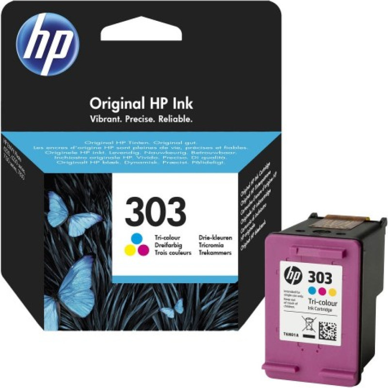 Hewlett-Packard Ink Cartridge HP No.303 (T6N01AE) CMY 165p. OEM