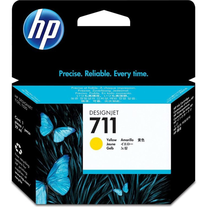 Hewlett-Packard Ink Cartridge HP No.711 (CZ132A) YL 29ml OEM