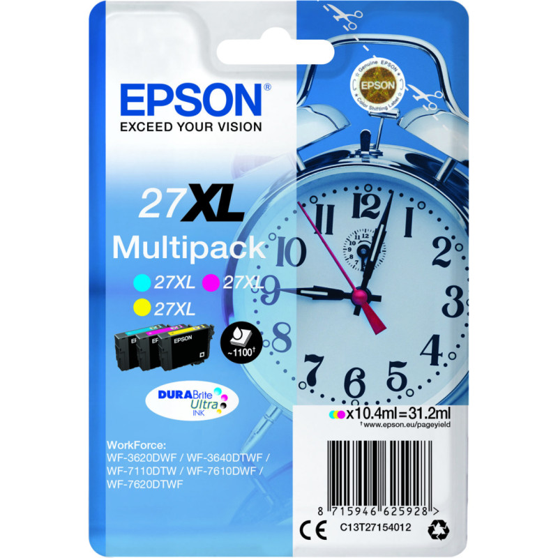 Epson Ink Cartridge Epson T27XL (C13T27154012) CMY OEM