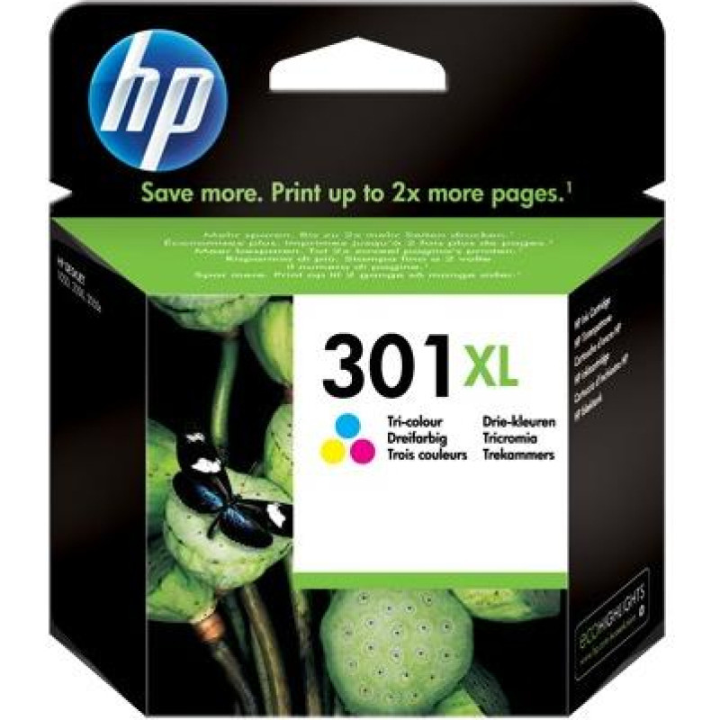 Hewlett-Packard Ink Cartridge HP No.301XL (CH564EE) CMY 330p. OEM