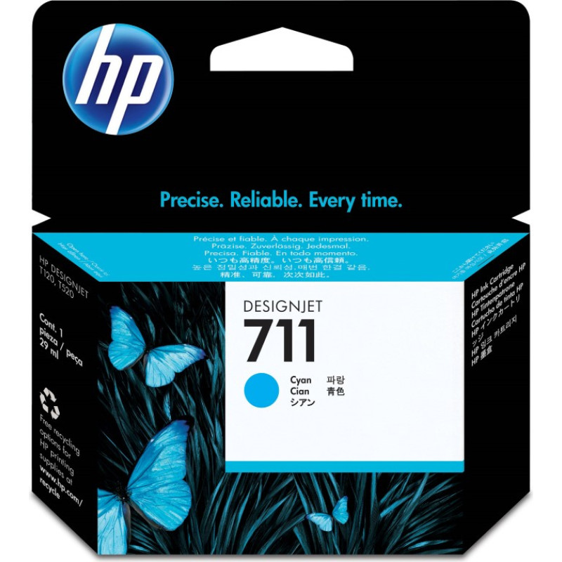 Hewlett-Packard Ink Cartridge HP No.711 (CZ130A) CY 29ml OEM