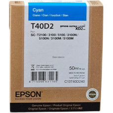 Epson Ink Cartridge Epson T40D2 CY 50ml. OEM