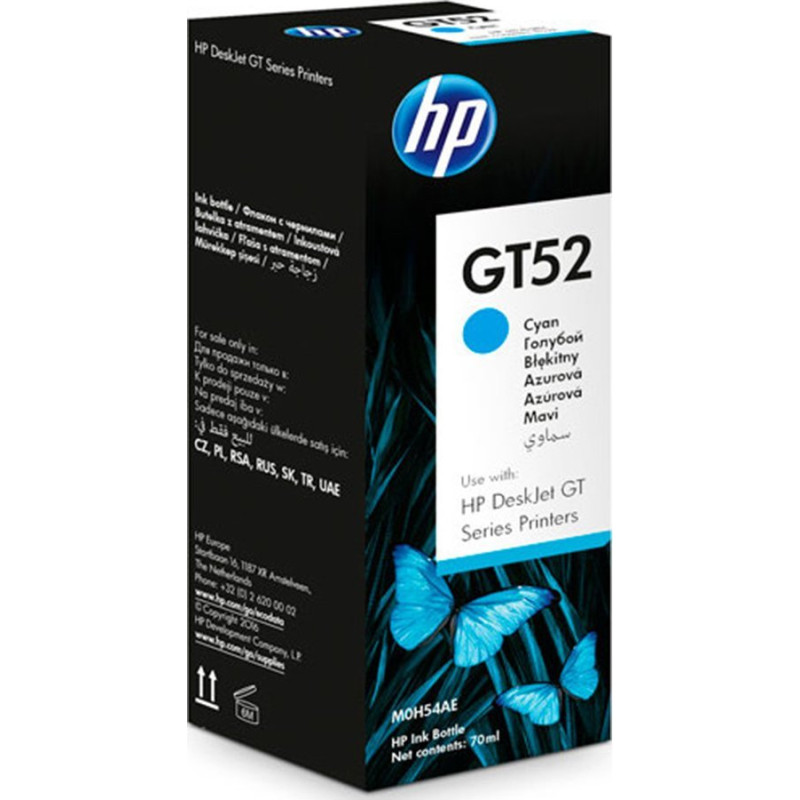 Hewlett-Packard Ink HP GT52 (M0H54AE) CY 70ml OEM