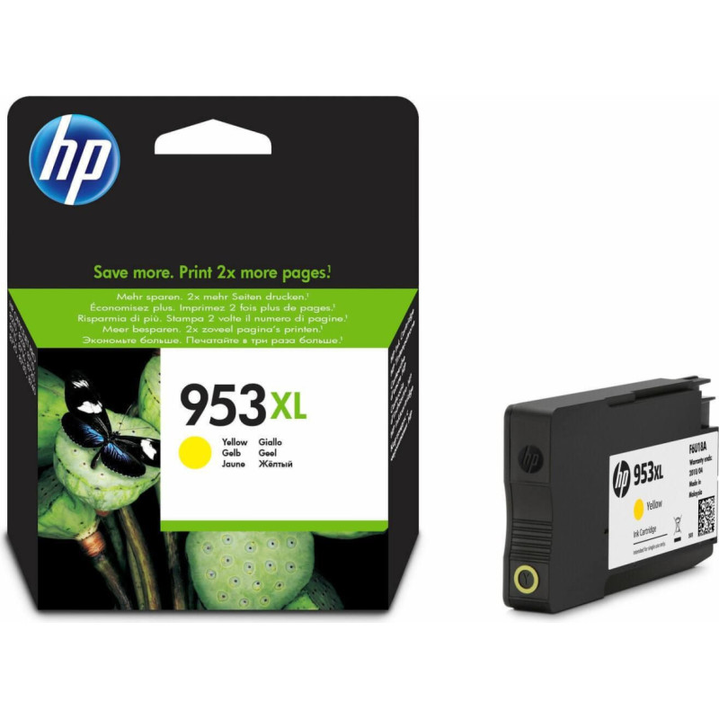 Hewlett-Packard Ink Cartridge HP No.953XL (F6U18AE) YL 1600p. OEM