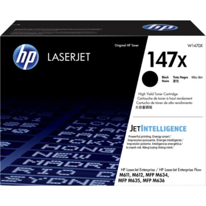 Hewlett-Packard Cartridge HP No.147X (W1470X) BK 25.200p. OEM