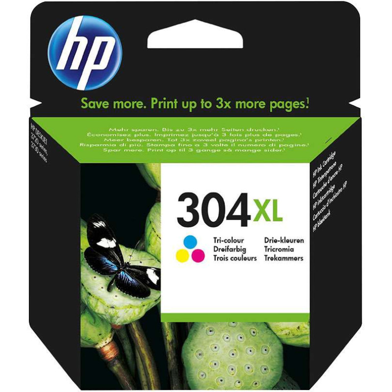 Hewlett-Packard Ink Cartridge HP No.304XL (N9K07AE) CMY 300p. OEM