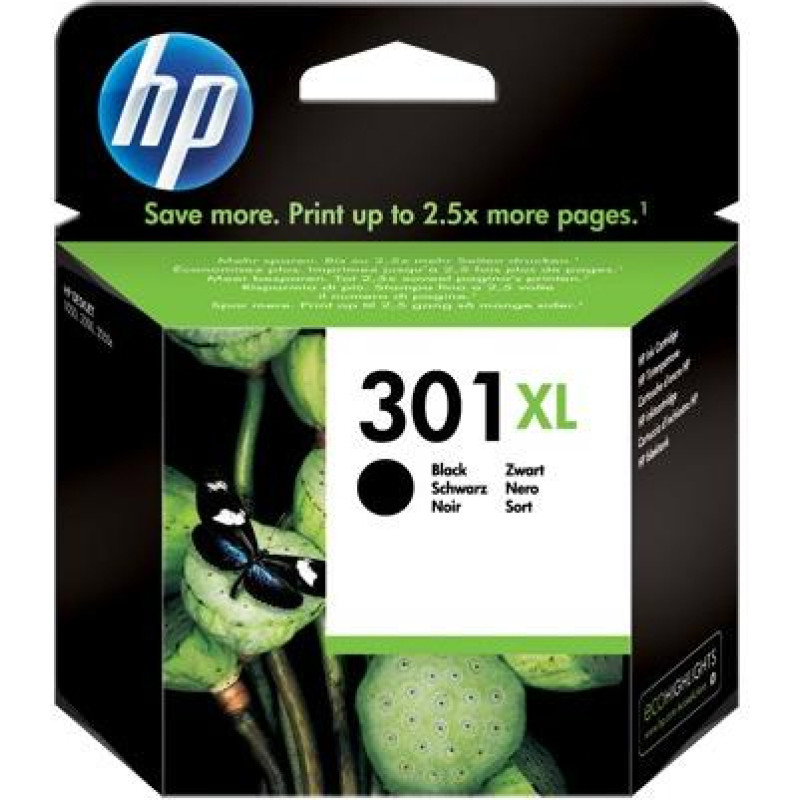 Hewlett-Packard Ink Cartridge HP No.301XL (CH563EE) BK 480p. OEM