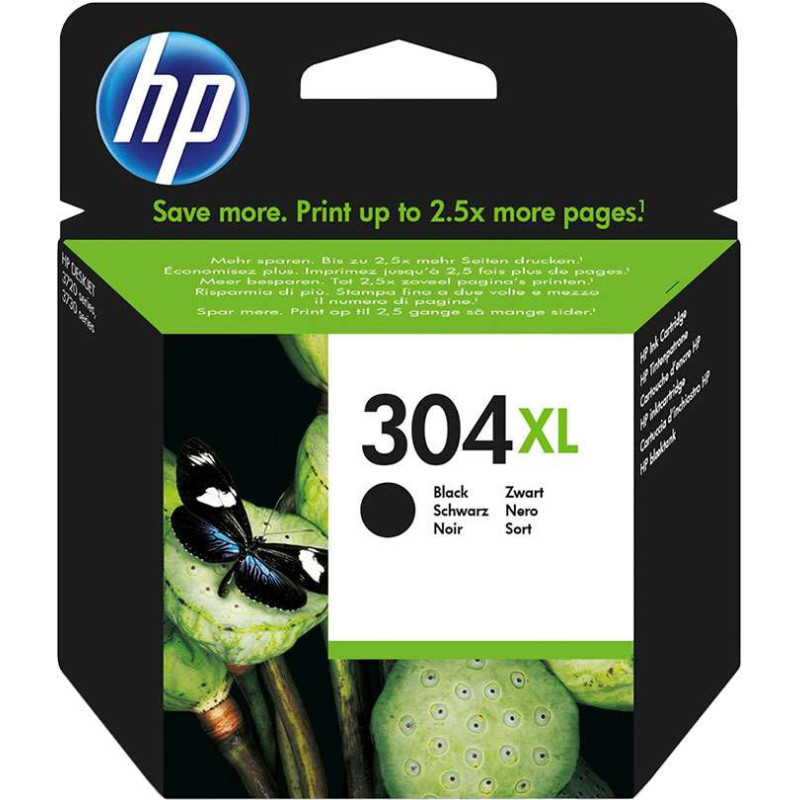 Hewlett-Packard Ink Cartridge HP No.304XL (N9K08AE) BK 300p. OEM