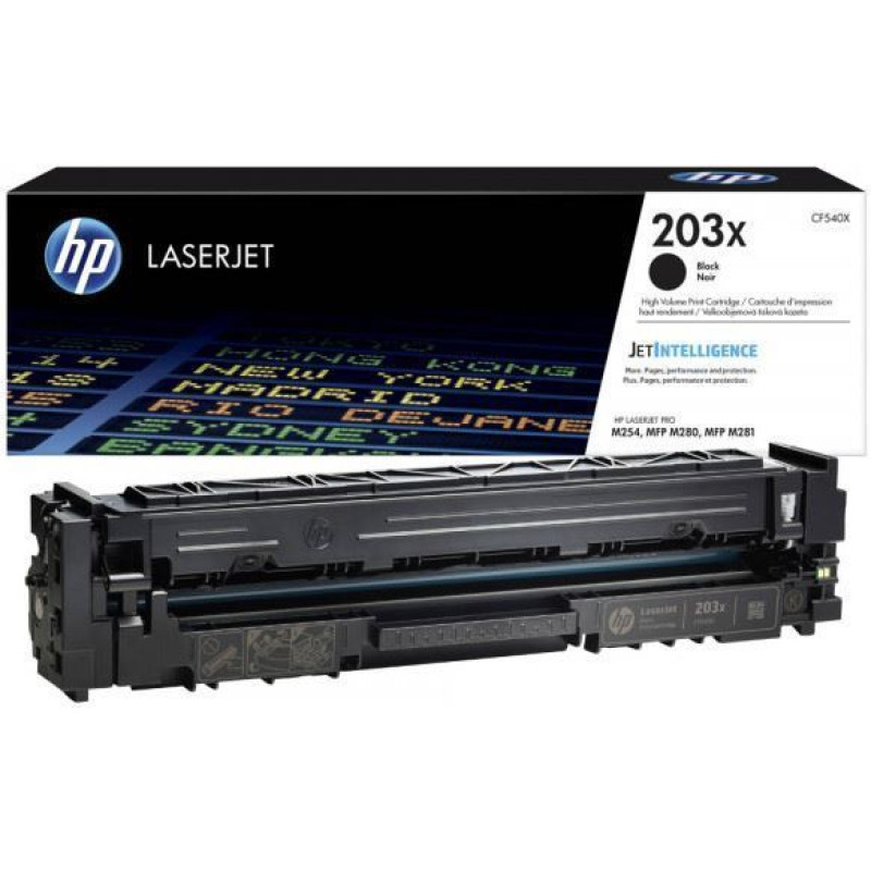Hewlett-Packard Cartridge HP No.203X (CF540X) BK 3.2K OEM