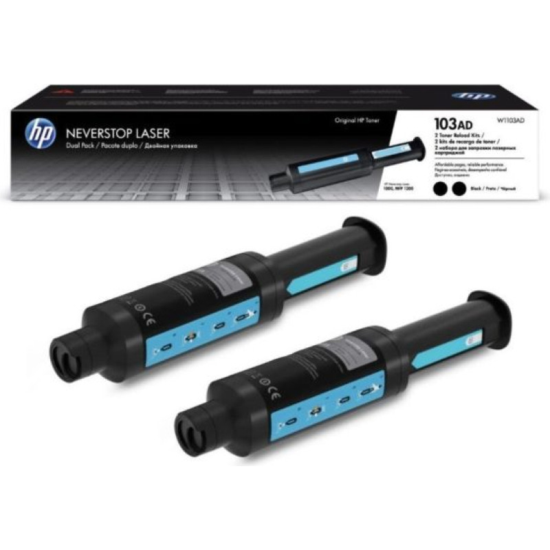 Hewlett-Packard Cartridge HP 103A (W1103AD) BK 2500p. OEM 2-pack