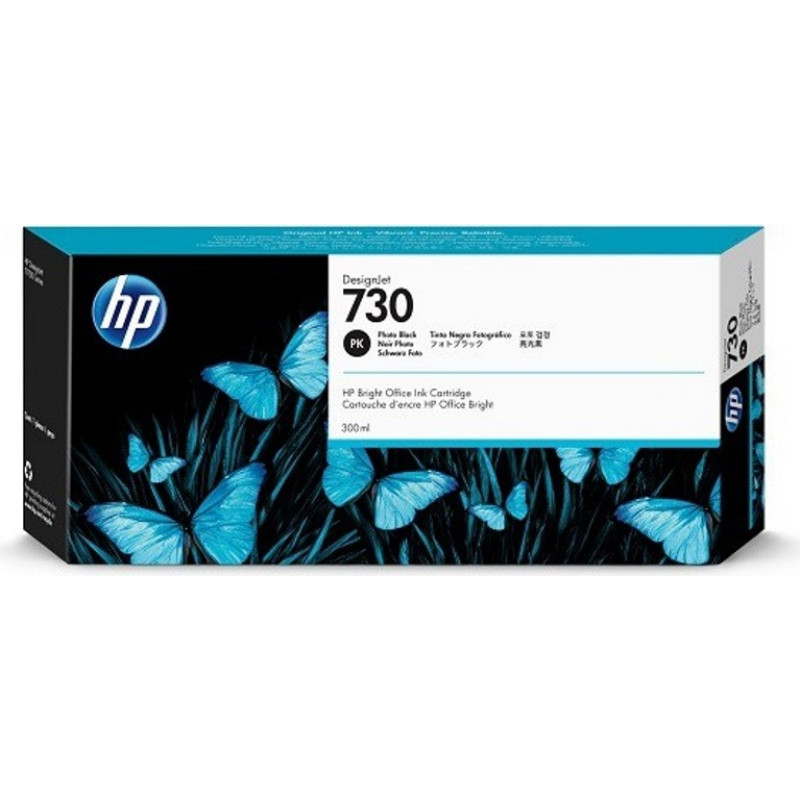 Hewlett-Packard Ink Cartridge HP No.730 (P2V73A) Photo BK 300ml OEM
