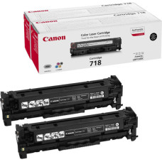 Canon Cartridge Canon 718 (2662B005/2662B017) BK 2x3400p. OEM