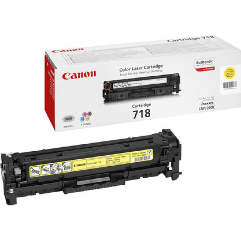 Canon Cartridge Canon 718 (2659B002/2659B014) YL 2900p. OEM