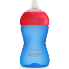 Philips Avent My Grippy mācību krūzīte ar mīkstu snīpi 300ml, 9M+, zila - SCF802/01
