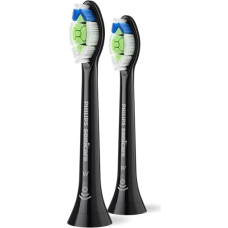 Sonicare Optimal White birstes uzgaļi (2gab.), melns - HX6062/88