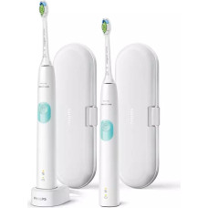 Sonicare PHILIPS ProtectiveClean 4300 Sonic elektriskā  zobu birste, balta un  piparmētru - HX6807/35