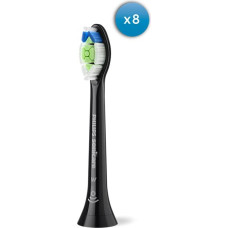 Sonicare Optimal White birstes uzgaļi (8gab.), melns - HX6068/88