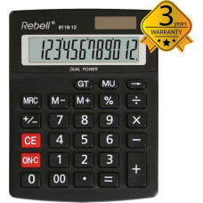 Rebell Calculator Semi-Desktop Rebell 8118-12