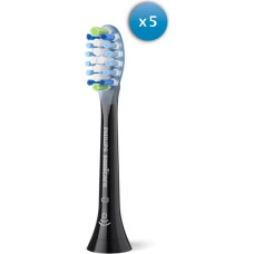 Sonicare C3 Premium Plaque Defence zobu birstes uzgaļi, komplektā 4 + 1 gab, melns - HX9045/88