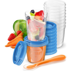 Philips Avent Pārtikas uzglabāšanas trauciņu komplekts ar karoti - SCF721/20
