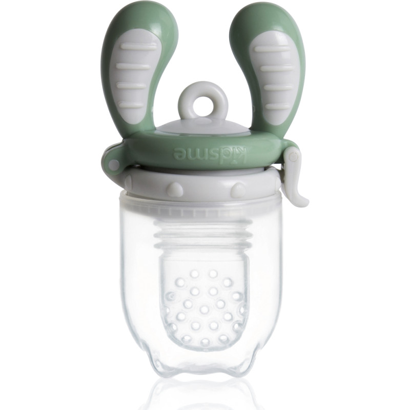 Kidsme Food Feeder bērna ēdināšanas ierīce cietiem produktiem (vidējs), Grey, no 4 mēn. - 160350GR