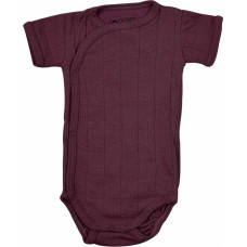 Lodger Romper Solid kokvilnas bodijs ar īsām piedurknēm, Nocture, 62 cm - RFS 077_62