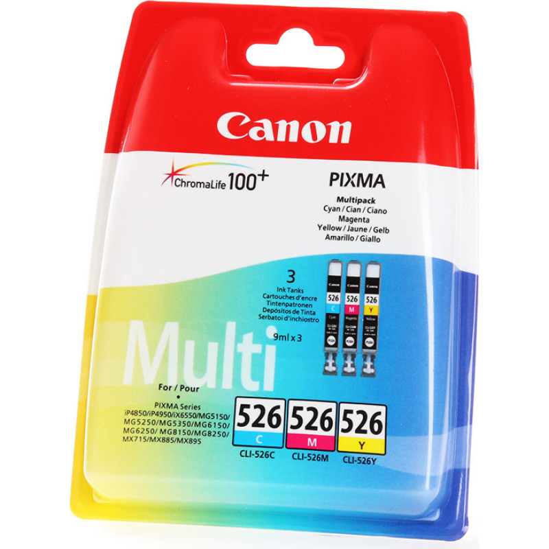 Canon Ink Cartridge Canon CLI-526 CMY 500p. OEM