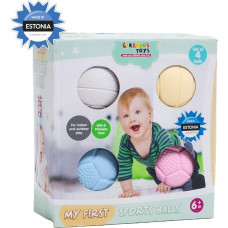 Gerardo's Toys sporta bumbiņu komplekts mazuļiem, 4 gab. - GT7710
