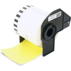 Ribbon Brother DK22606 62mm x 15.24m Black/Yellow COMPATIBLE