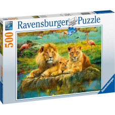 Ravensburger Puzzle Lions in the Savanna 500pc 16584