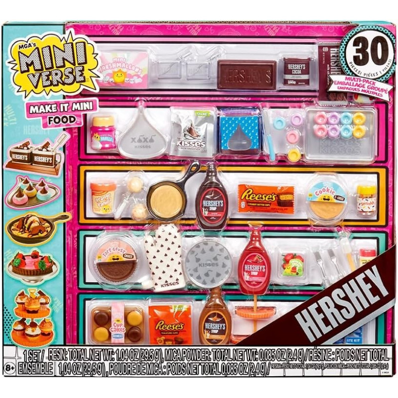 Mga S Miniverse 531104-EUC MGAs Miniverse- Make It Mini Hersheys Multipack