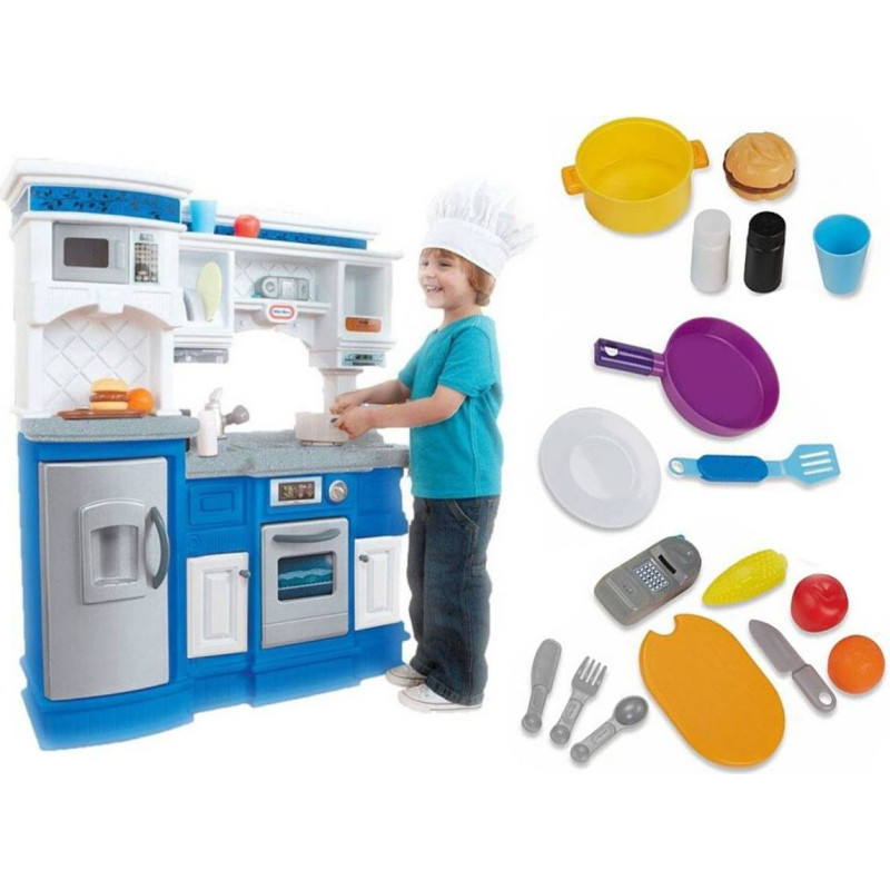 Little Tikes Gourmet Prep N Serve Kitchen-Blue