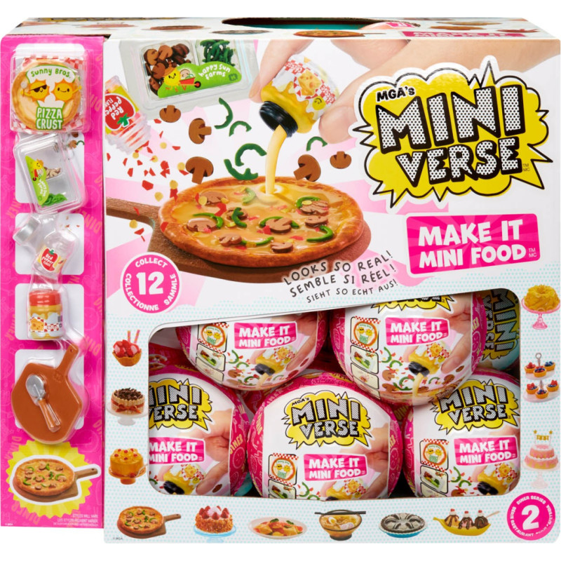 Mga S Miniverse 591825EUC MGAs Miniverse- Make It Mini Foods: Diner in PDQ Series 2A