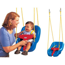 Little Tikes 2-in-1 Snug n Secure Swing 4pk Blue