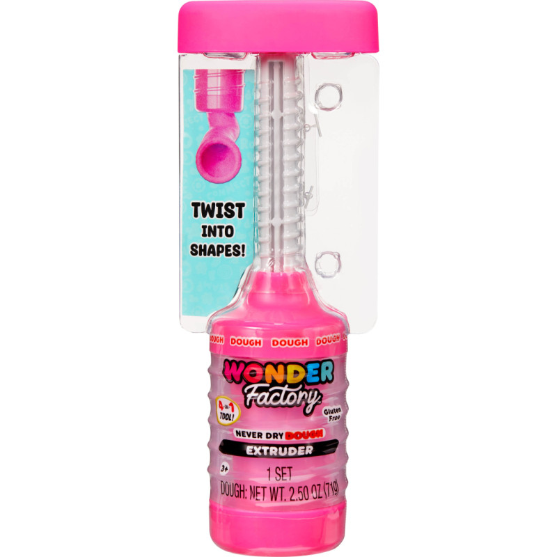 MGA Wonder Factory Never Dry Dough Extruder – Pink 532255