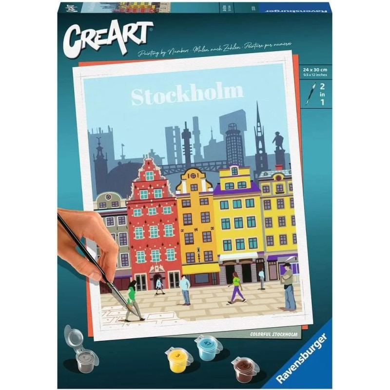 Creart Paint by Numbers Stockholm 23520