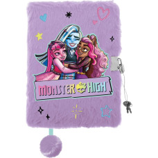 Bambino Monster High Hairy Diary with padlock A5 96K 1433