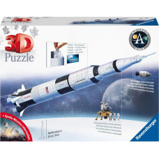 Ravensburger 3D Puzzle Apollo Saturn V Rocket 440 Pc 3D Puzzle 11545