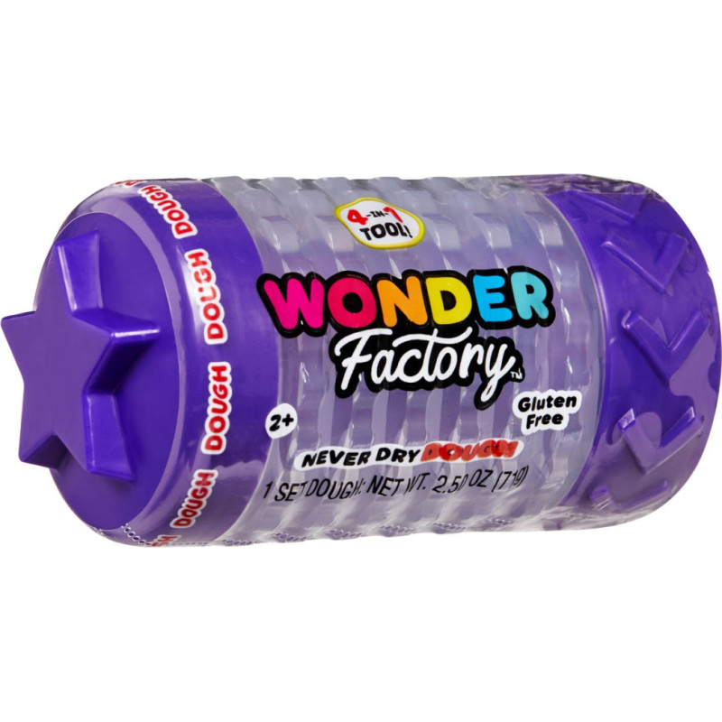 MGA Wonder Factory Never Dry Dough Singles  - Purple 595038