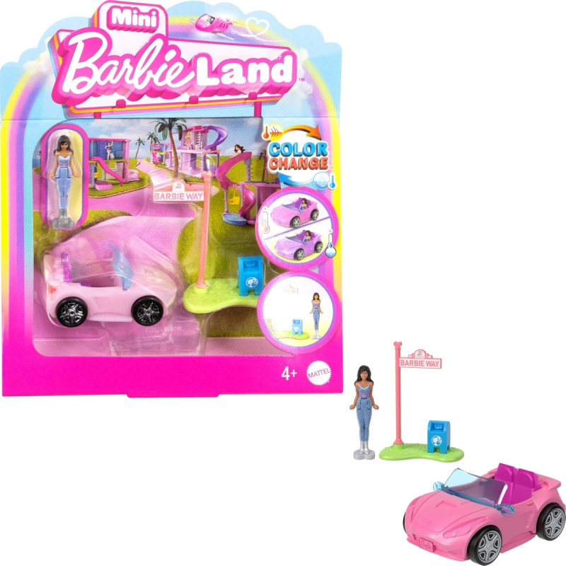 Barbie Mini BarbieLand Doll and Vehicle HYF42